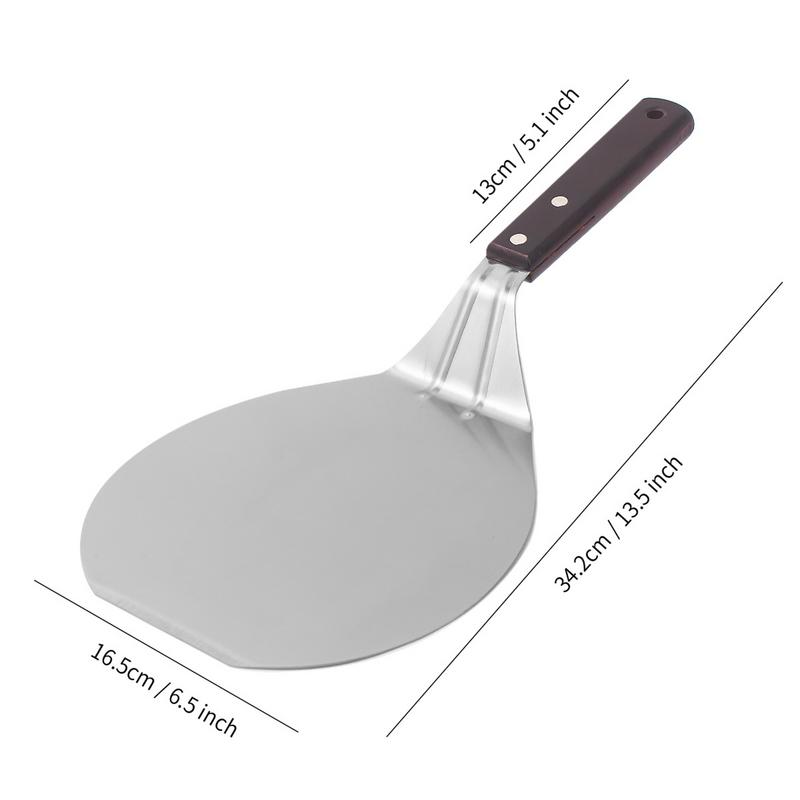 Metal Pizza Peel Pizza Spatula For Homemade Baking Pizza Spatula Stainless Steel Turning Peel Metal Pizza Paddle For Oven Baking
