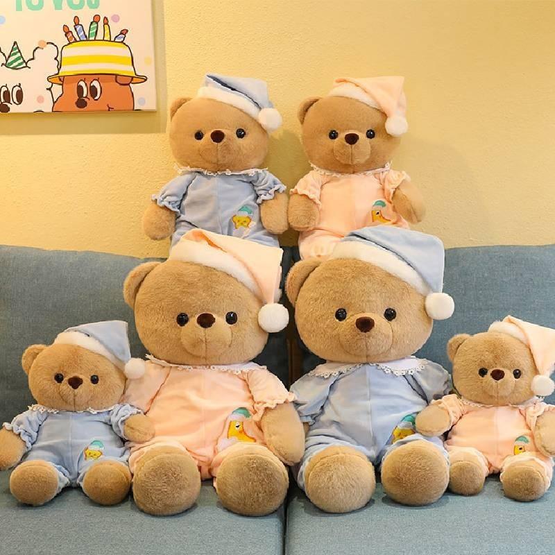 Adorable Plush Teddy Bear Doll Soft And Cozy Sleepwear Stuffed Animal For Kids