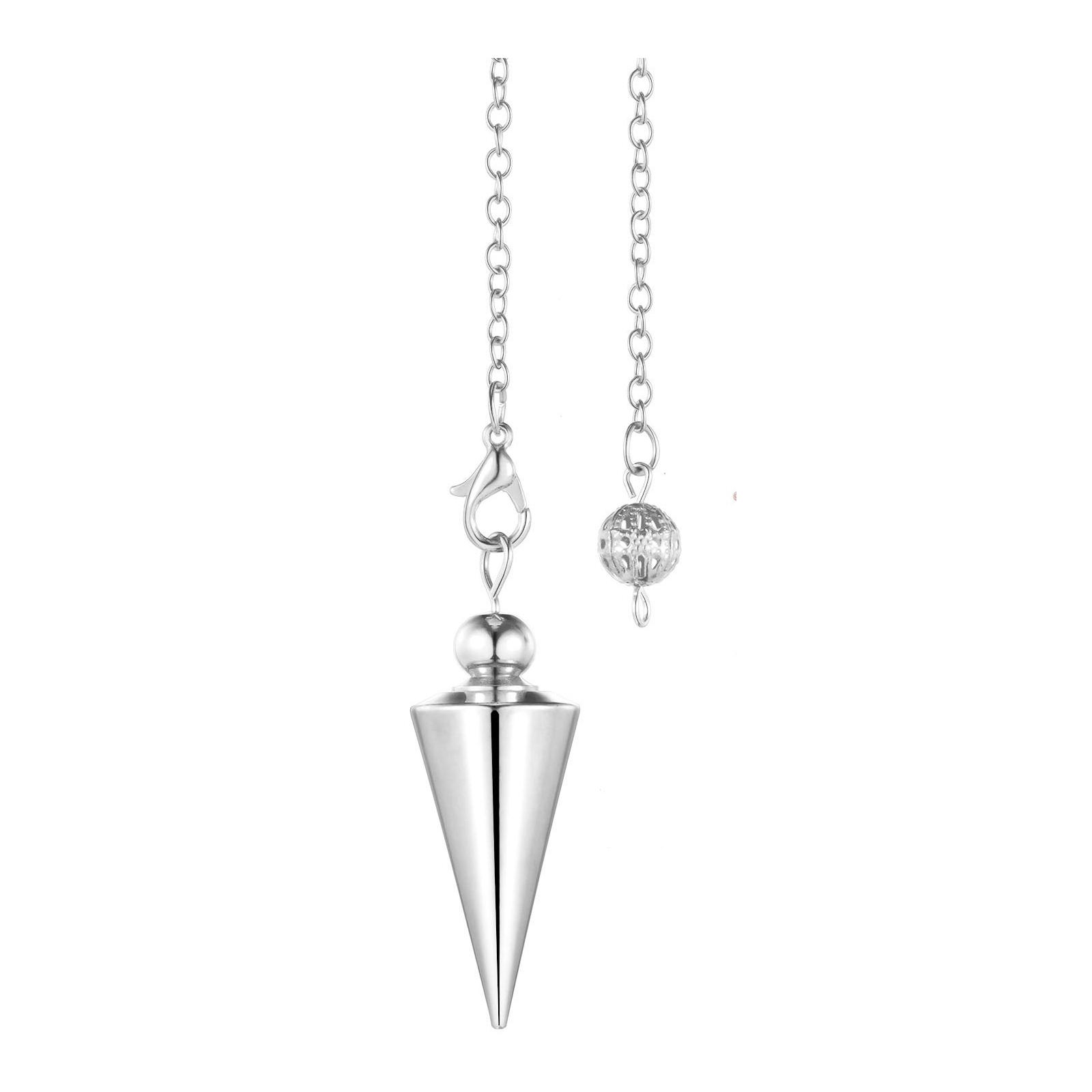 

Divination Pendant, Metal Chain, Four Colors Available One Size серебряный