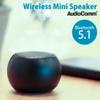 OHM AudioComm Wireless Mini Bluetooth Wireless Portable Speaker Speaker, Black, ASP-W50N-K (03-2417),