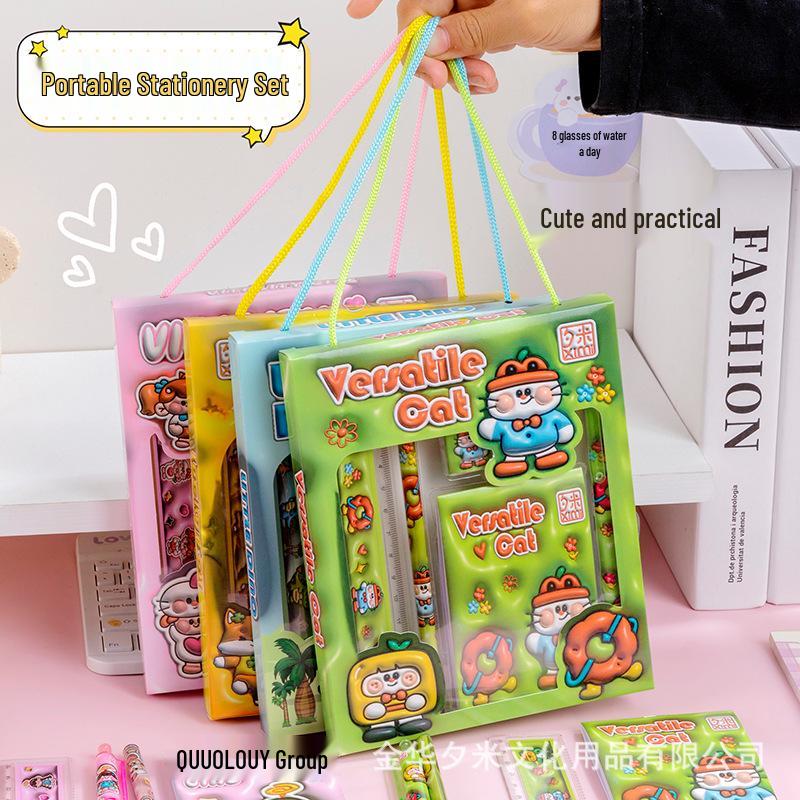Kids' Stationery Set: Pencil Case for Back To School & Gifts