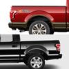 Doordash 4x4 Off Road Car Rear Trunk Side Decals for Ford F Series F150 250 350 Pickup Body Sticker Truck Vinyl Auto Decor