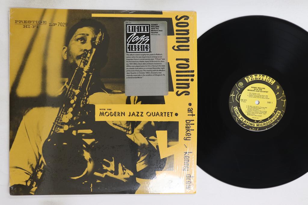 LP Record SONNY ROLLINS - Sonny Rollins With The Modern Jazz  OJC011 PRESTIGE 1982 US Jazz Used