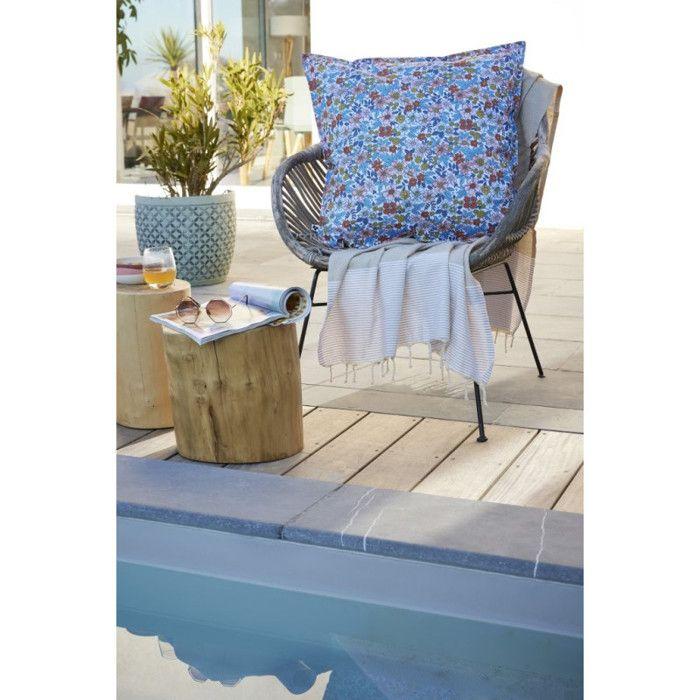 Housse de coussin "Outdoor" toutes dimensions L'effet Papillon - Danaé - Housse de coussin 60 x 60 cm