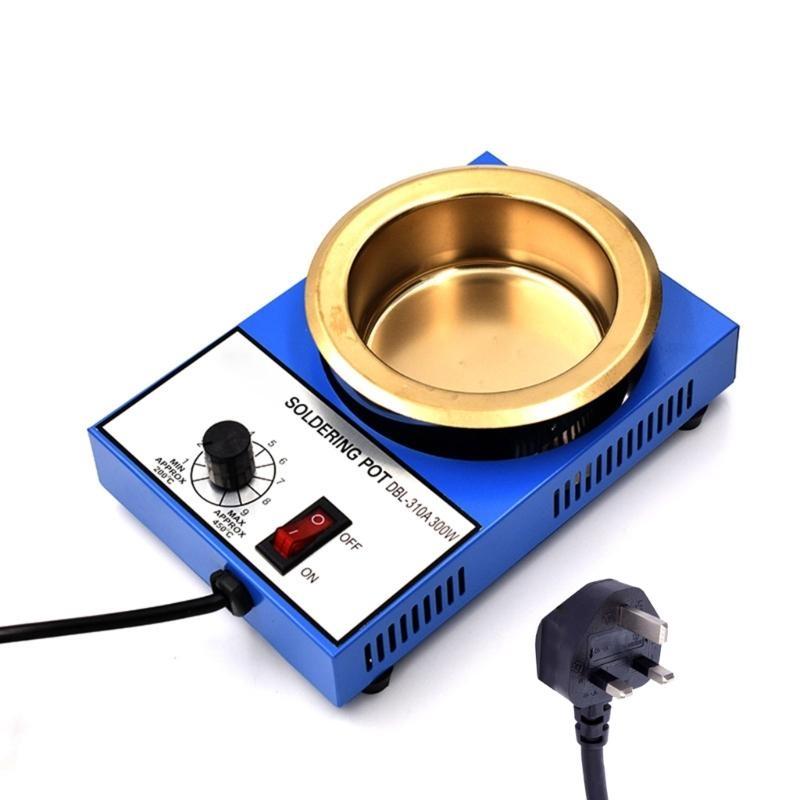 652F High Temperature Resistant 150W Melting Stove Tin Pots Tool for Electronics Safe & Efficient Soldering 200-450℃