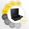 Storage Box - Creative Deco - XL - Wood To Decorate - Black - 40 X 30 X 14 Cm