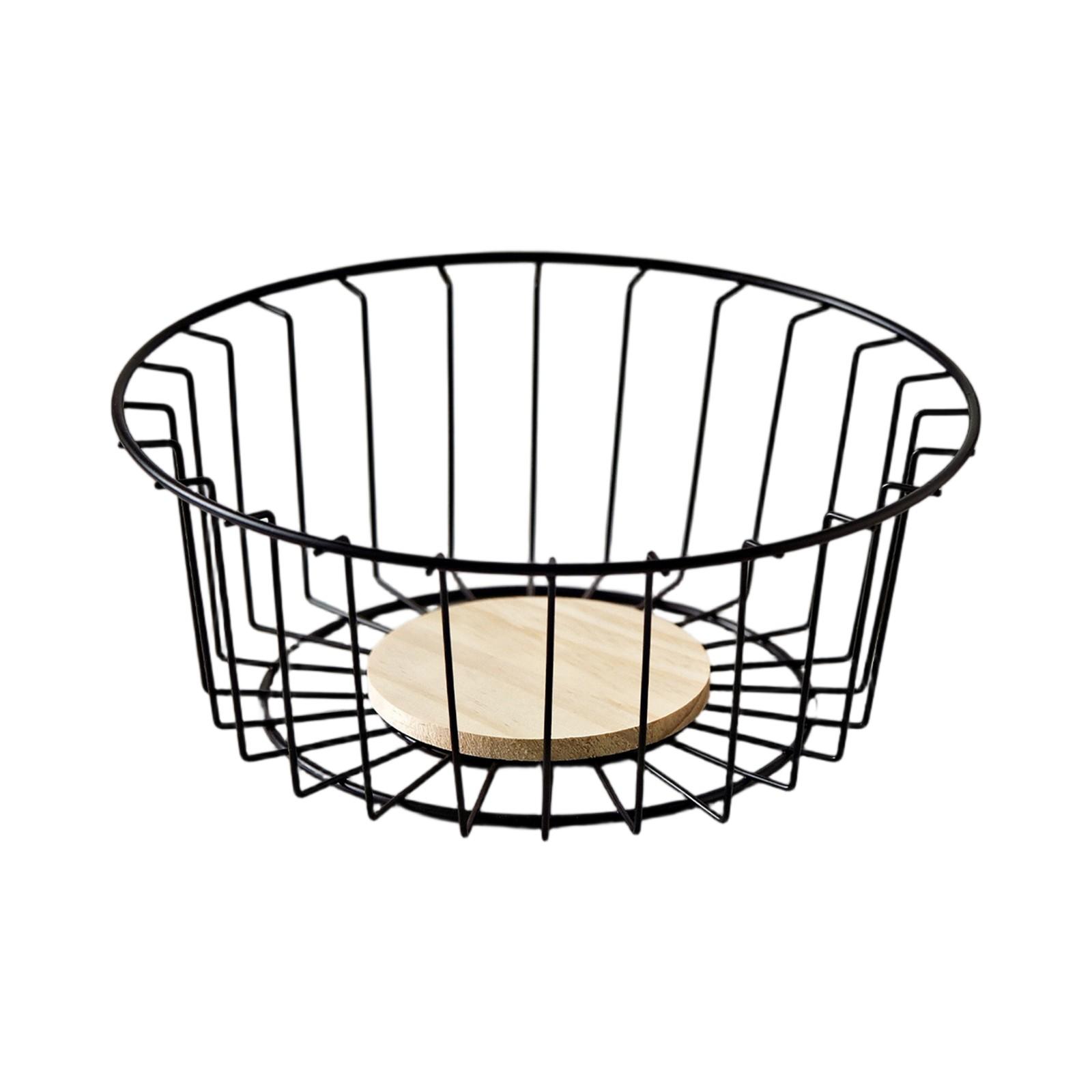 

Фруктовница в стиле легкой роскоши, для дома, в современную гостиную, высокая ценность, полая круглая корзина для закусок One Size