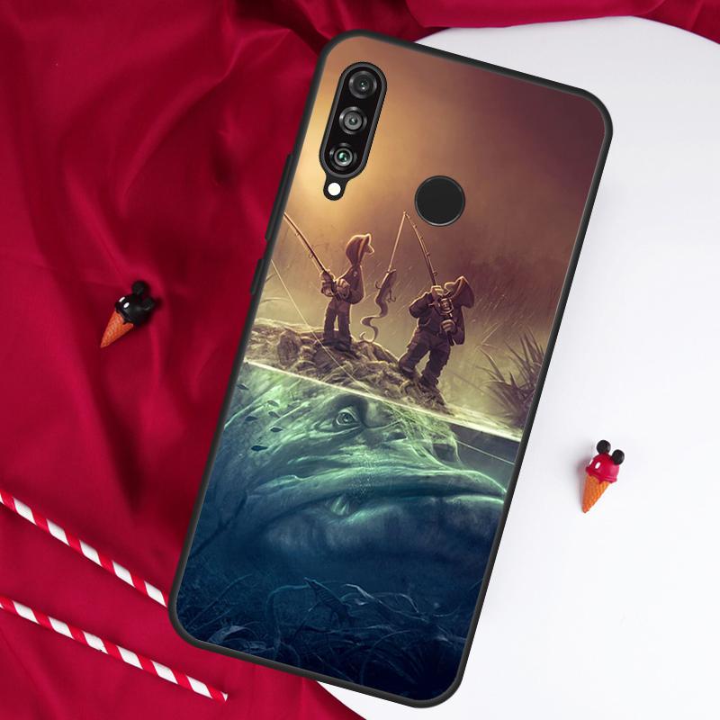 Fish Fishing For Huawei Nova 5T 9 10 SE 7i 8i 11i 12i Y73 Y90 Y70 Y72 Y61 Y91 Y60 P20 P40 P30 Lite Case