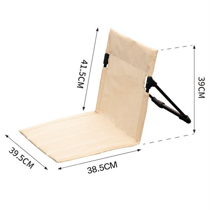 Foldable Camping Chair Outdoor Garden Park Single Lazy Chair Backrest Cushion Picnic Camping Folding Back Chair Beach Chairs