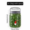 Home Use Glass Fermentation Jar Sealable Glass Bottle Container Sed Container  Home Kitchen