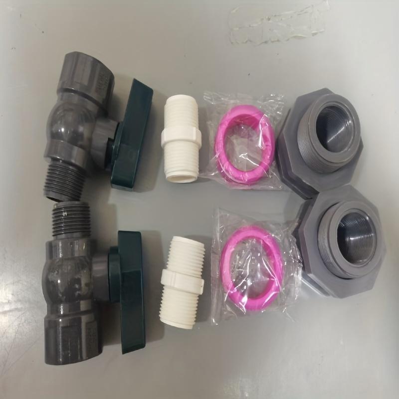 Water Barrel Spigot Kit - Convenient Drain For Garden And Rain Barrels - Includes Inner Connection For Easy Filling And Emptying