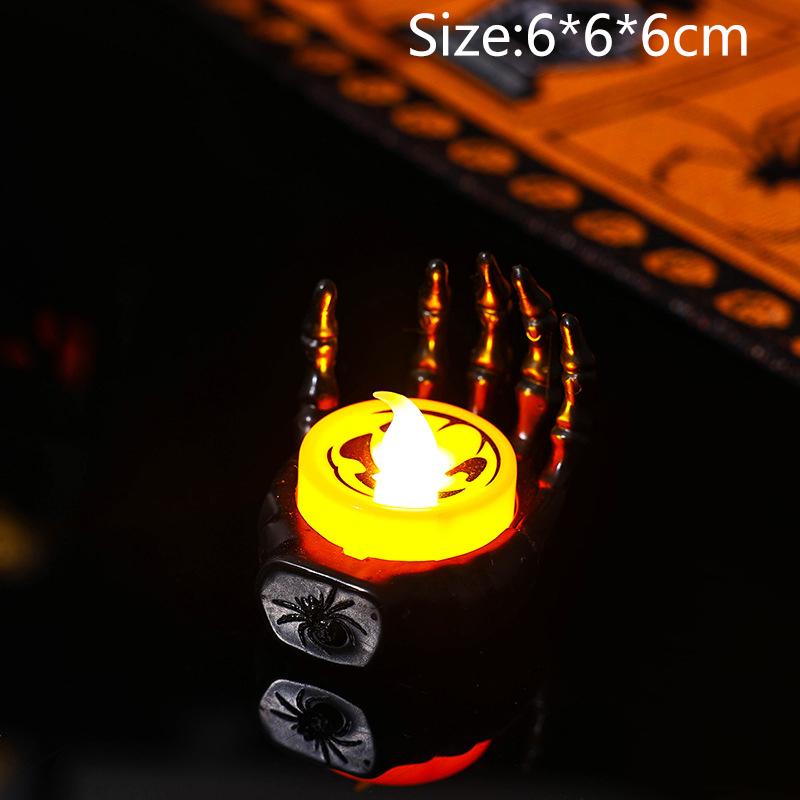 Creative Halloween Pumpkin LED Night Light Haunted House Horror Props Halloween Party Home Indoor Decoration Supplies Gifts