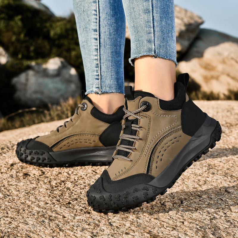 Mode Handgefertigte Motorradstiefel Echtes Leder Herren Schnürstiefel Mode Herren Lässige Low-Top-Schuhe Alleskönner Herren Basisschuh