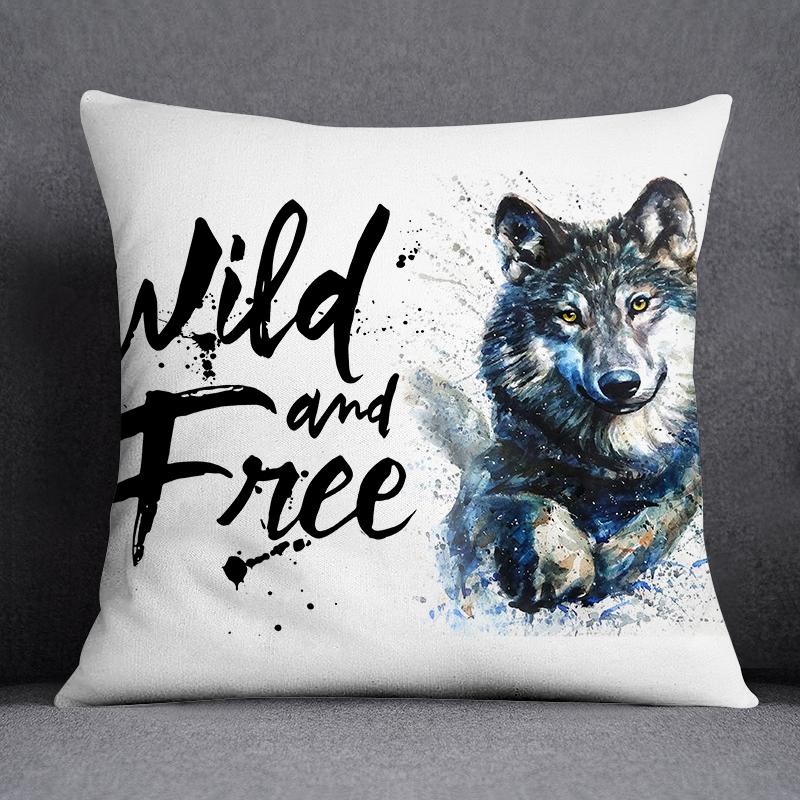 African Animal Beasts Home Decoration Pillowcase Square Pillowcase Home Office Decoration Cus On Cover