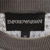 Emporio Armani Silk Blend Short sleeve knit 46 Gray Men's Used