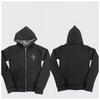 226 Y2K Womens Gothic Cross Leopard Print Hooded Zip Sweatshirt Retro Streetwear