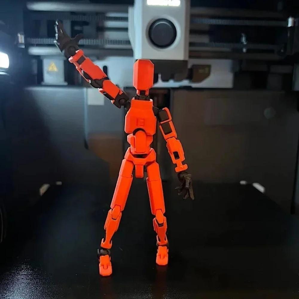 Multi-Jointed Movable Shapeshift Robot Lucky 13 Figure Toys 3D Printed Mannequin Dummy Figure Kids Adults Parent-children Game