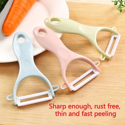 Nordic PP Handle Ceramic Peeler Peeling Knife Household Fruit Potato Vegetable Peeler Kitchen Kitchenware