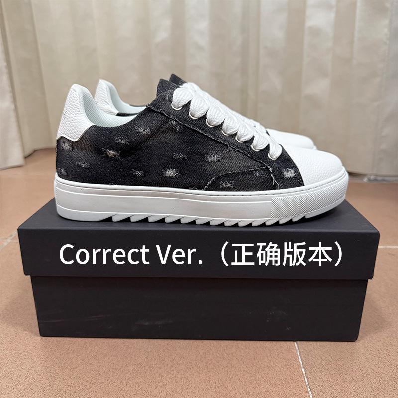 Scarpe Spot scarpe sportive e per il tempo libero scarpe da skateboard uomo denim strappate platform scarpe a panino donna