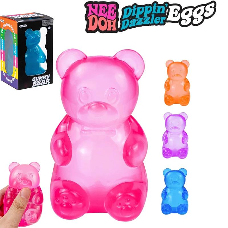 New Maltose Squishy Toys Anti Stress Sensory Fidgets Toy Soft Simulated Transparent Blue Maltose Slow-Rebound Decompression Toy