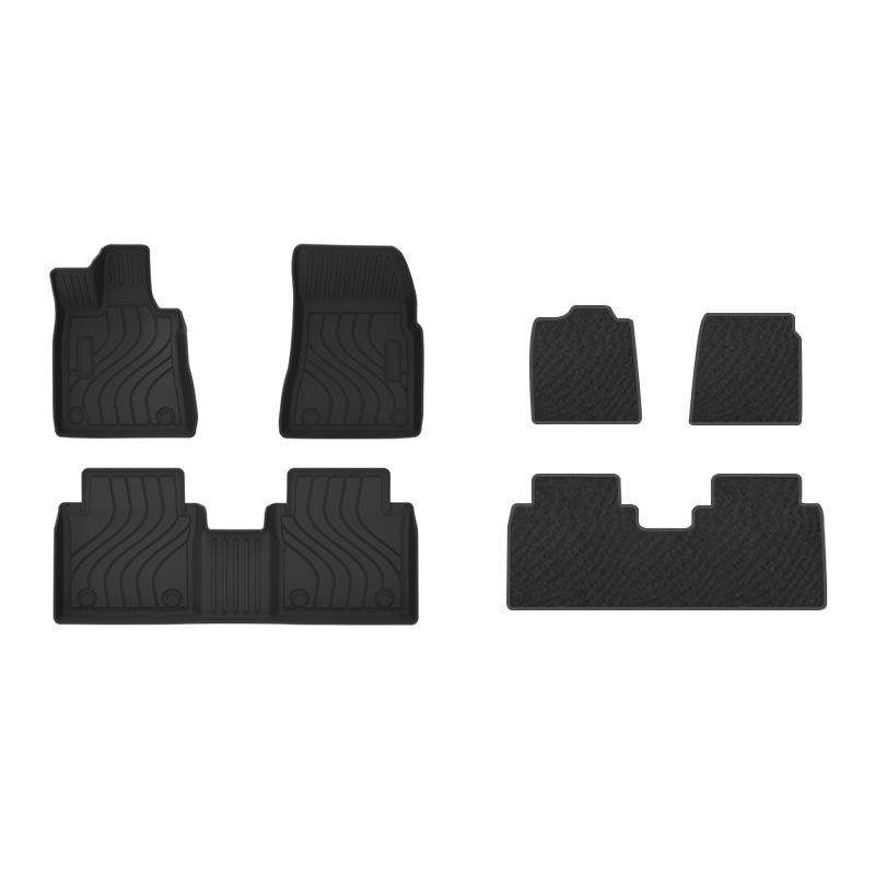 Eco-Friendly TPE Car Floor Mats & Waterproof Trunk Mat for '23 Rising F7 ER6 - Wear-Resistant Galaxy Carpet