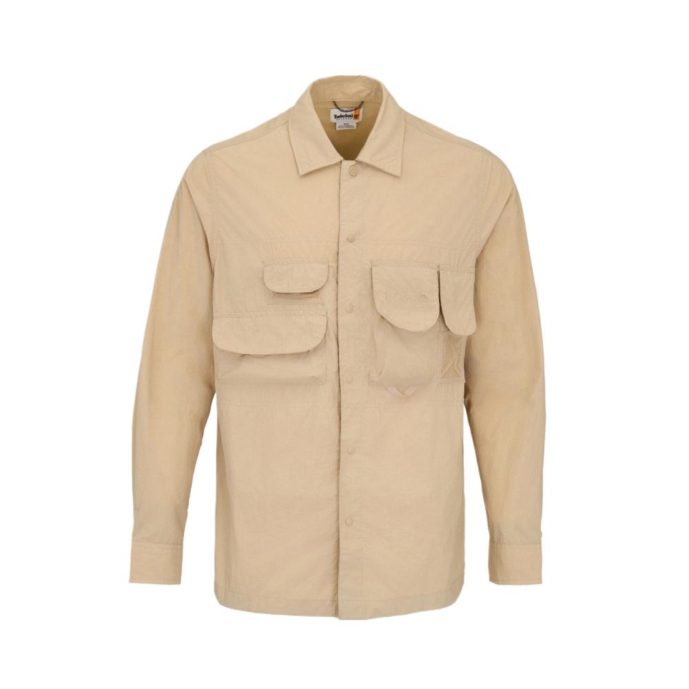 Timberland Solid Button-Up Shirt Men tops TB0A2R5QY941 M