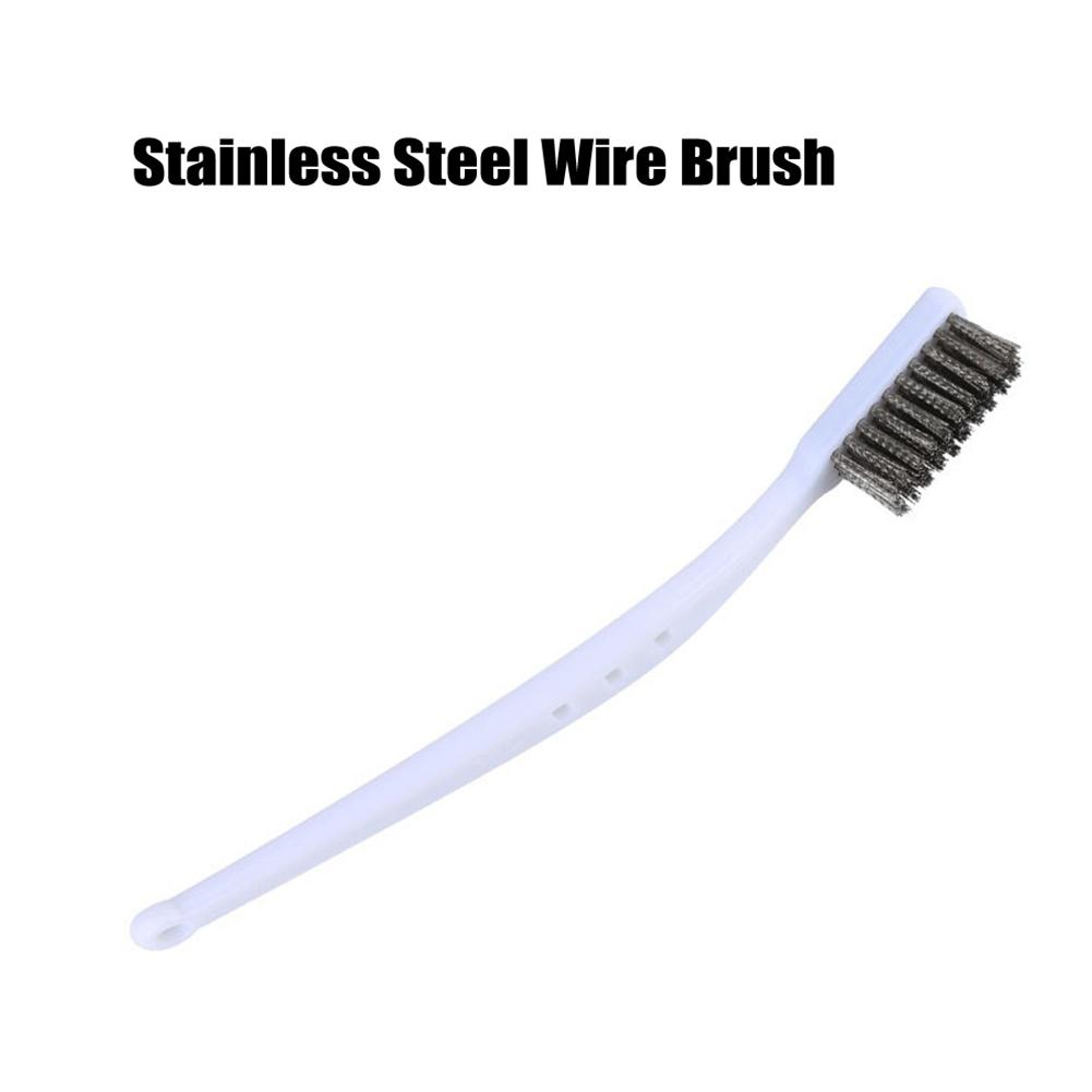 Wire Silver Stainless Steel White Wire Brush 1PCS Cleaning