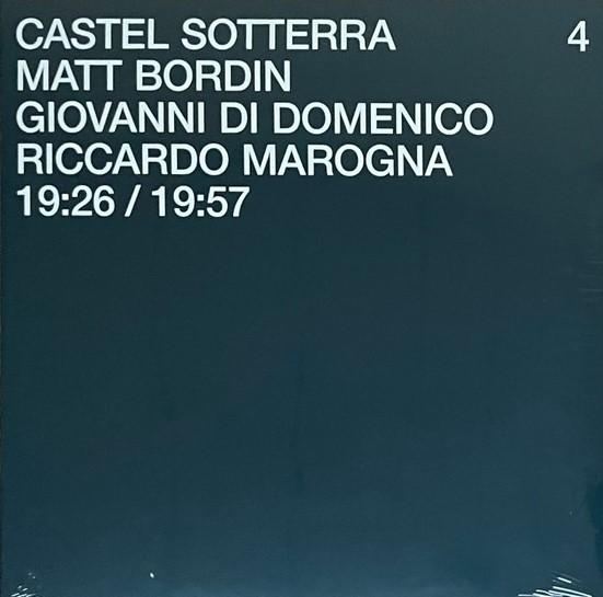 LP Record MATTEO BORDIN , GIOVANNI DI DOMENIC - Bordin / Di Domenico / Marogna CAS004 Castel Sotterra 2023 Italy Jazz