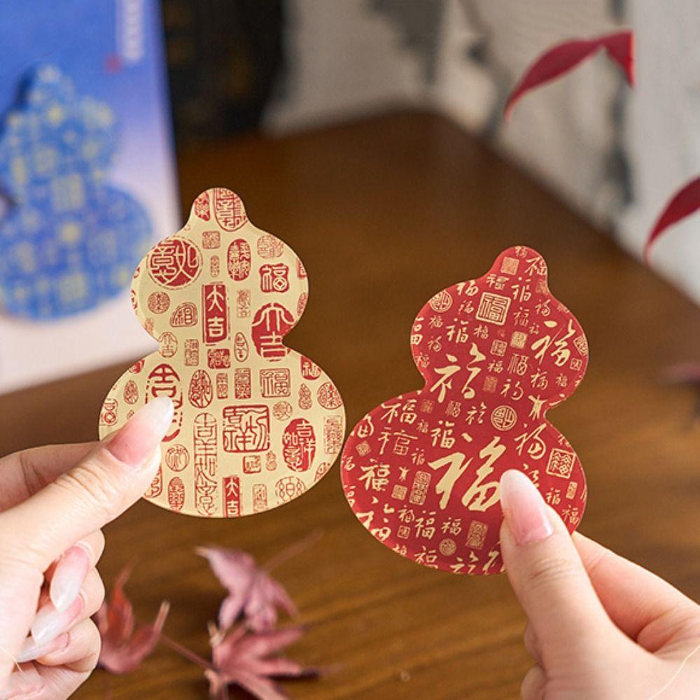 Acrylic New Year Magnetic Sticker DIY Traditional Chinese Style Refrigerator Magnets Decoration Blessing