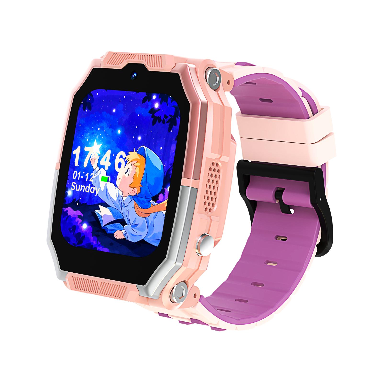 C13  Kids 4G Smart Watch, Android SIM Card, GPS WiFi Location Tracker, SOS Call Waterproof Children Smartwatch