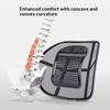 Auto Sitz Stuhl Zurück Kissen Mesh Lenden Zurück Brace Auto Sitz Stuhl Kissen Massage Zurück Kissen Pad Unterstützung Home Office
