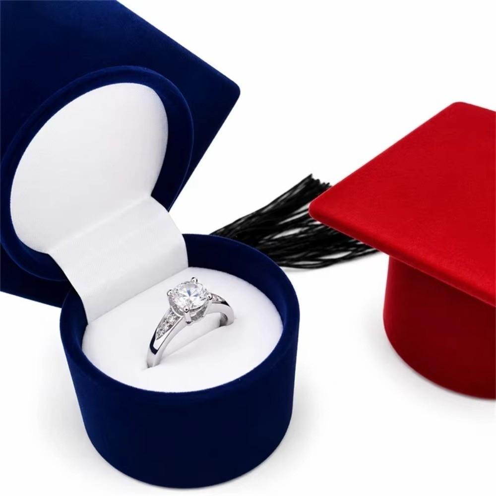 Composites Doctoral Hat Ring Box Earrings Packaging Box  Student Graduation Season