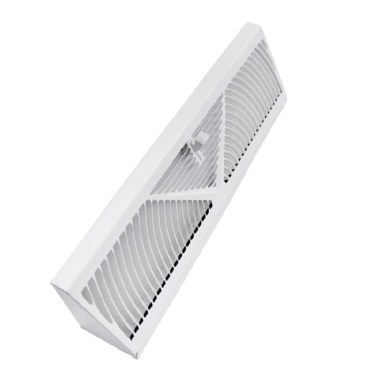 Round Steel Ventilation Grille 18 Inch Air Control Levers Detachable Panel Noise Reductions for Efficient Home Airflows