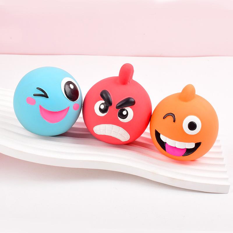 Pískací hračka pro psa s roztomilým designem velkého oka, Odolná latexová žvýkací hračka pro mazlíčky, Interaktivní tréninková pískací hračka pro psy