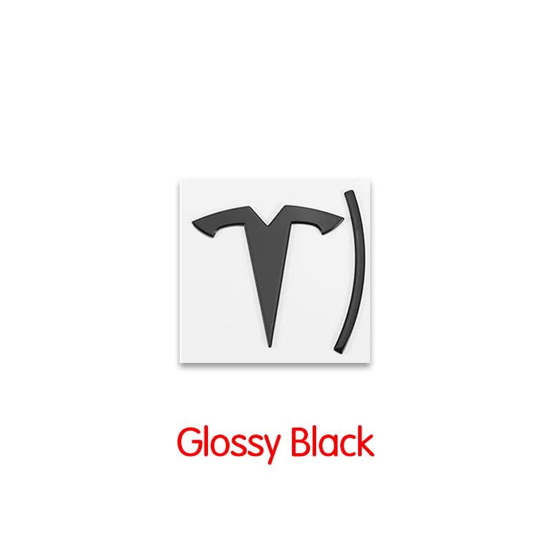 3D ABS Chrome Red Line Black Logo DUAL MOTOR Emblem Letters Car Styling Trunk Badge For Tesla 3 Y S X DUAL MOTOR Accessories