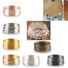 50 Loops/lot 0.6mm Memory Steel Wire For DIY Beading Bracelets Earrings Jewelry Making Finding Accessories Beading Metal Coil