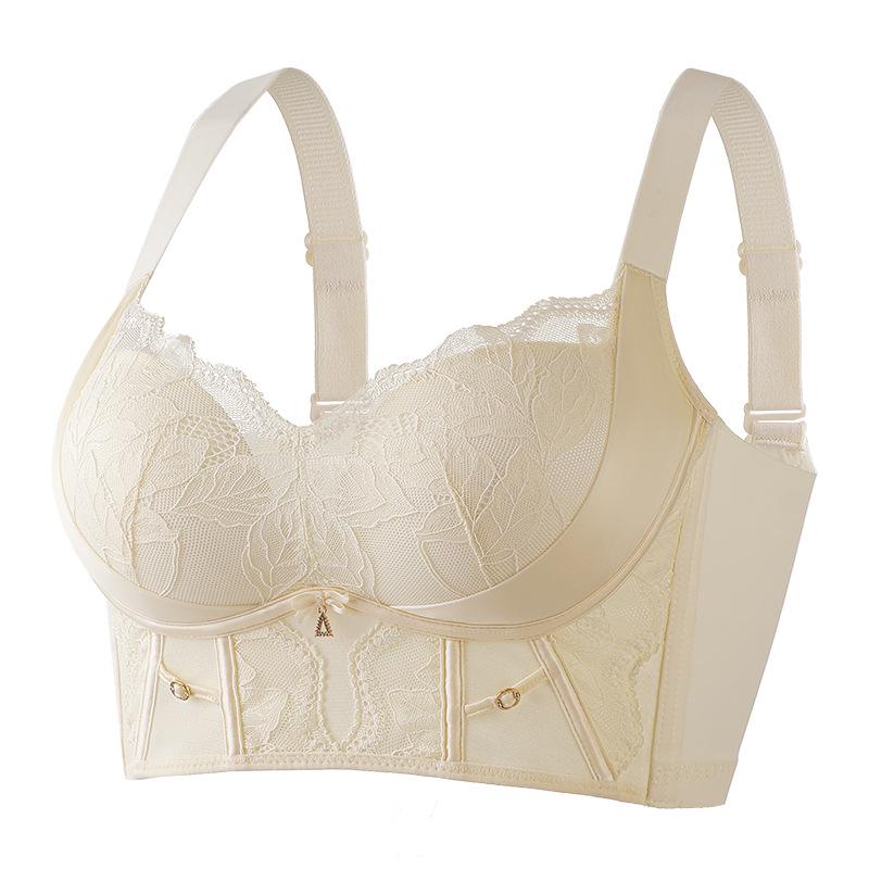 

Women s Breathable Lace Wireless Bra with Side Support for Small Chest 38/85AB