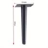 4pcs Metal Furniture Legs Round Tall Sleek Tapered Sofa Legs Modern Style Decorative Cabinet Legs for TV Stand Closet Table Chair