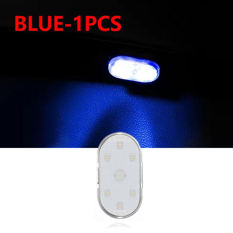 

2/4 шт. Автомобильные внутренние атмосферные огни, сенсорное управление пальцем, мини-светодиодная лампа для чтения, USB-зарядка, подсветка двери автомобиля, потолочный светильник