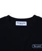 TEN PAST SEVEN Logo Print Long Sleeve T-Shirt - Black