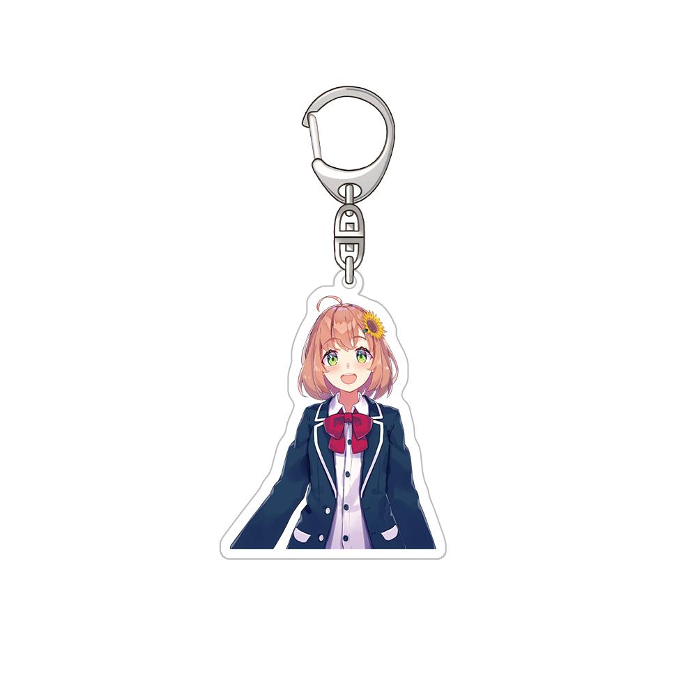 Nijisanji Kaisei Oh Jiyu Hibachi Mana Yumeoi Kakeru Itsuki Sakyo Uzuki Kou Fumi Acrylic Keychain Bag pendant anime goods Gifts 6 cm