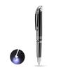 PRavtical Compacts Light Emitting Ballpoint Pen Including Built In LED Lamp And Capacitive Stylus Tip For On Outdoor Use
