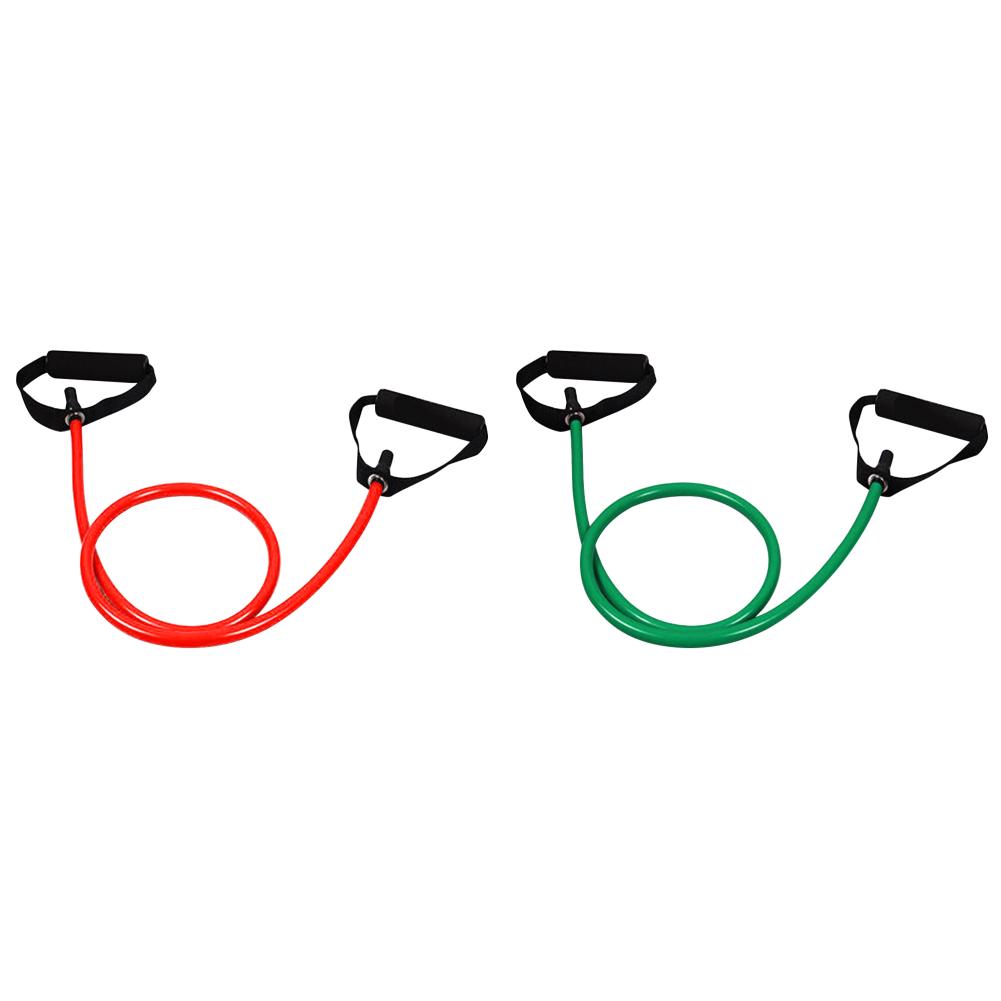 

Эспандеры с ручками Эластичные ленты для упражнений Шнур для упражнений (Красный 15LB)