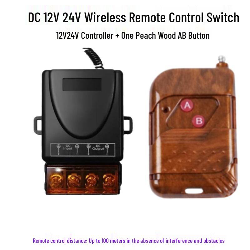 Multi-Voltage Wireless Remote Control Switch for Water Pumps and Electric Vehicle Lighting