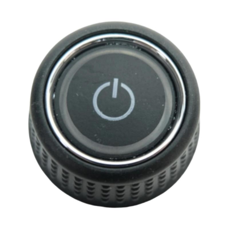 Auto Car Radio Knob Switch Button Black 6C0919603 Accessory Compatible for Fittings Spare Parts Professional Sturdy