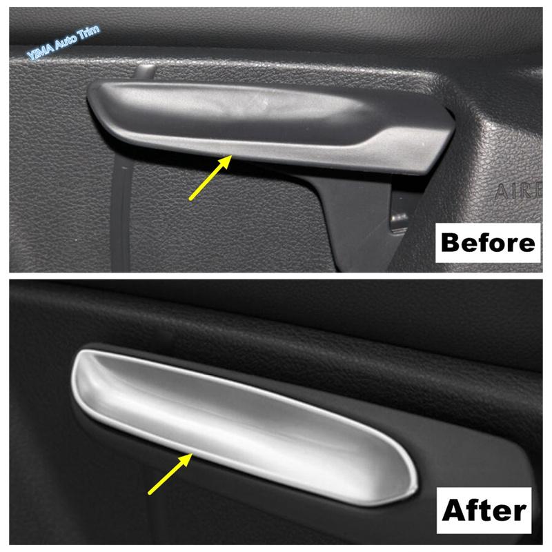 For VW Volkswagen Passat B8 2015 - Car Seat Adjust Button Switch Control Sequ Decor Frame Cover Trim Matte Accessories