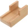 Amosfun Japanese Wooden Sushi Holder - Traditional Sushi Rack Taco Holder for Home Restaurant Party Use 3.54 X 1.96 X 1.57 Inches