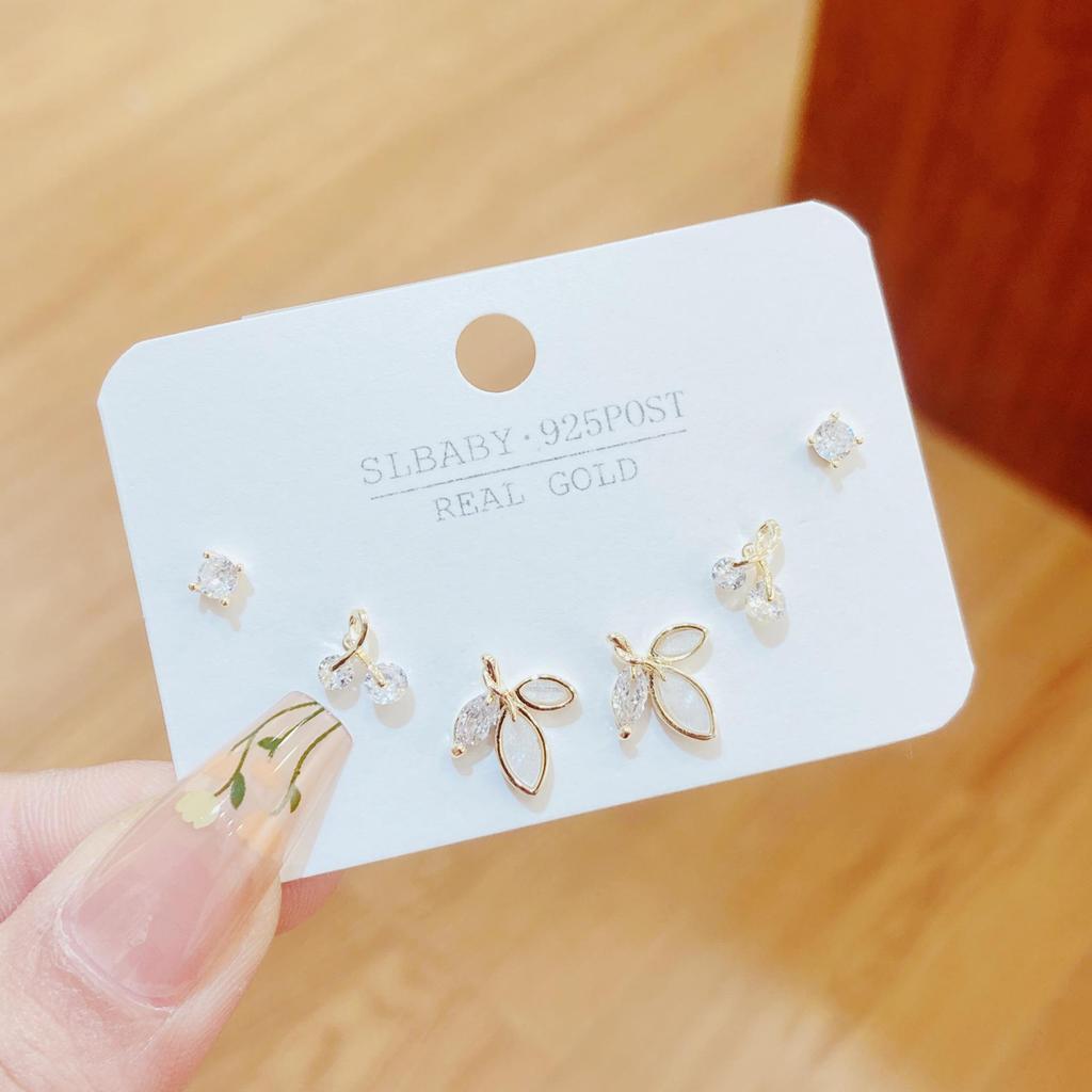 2025 S925 Sterling Silver Stud Earrings: Women's Light Luxury Cold Style Niche Metal Design