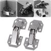10pcs Furniture Drawer Hinge No Slot Required Cabinet Hardware Hinges Cold Rolled for Window Cupboard Kitchen Door Repair Tools