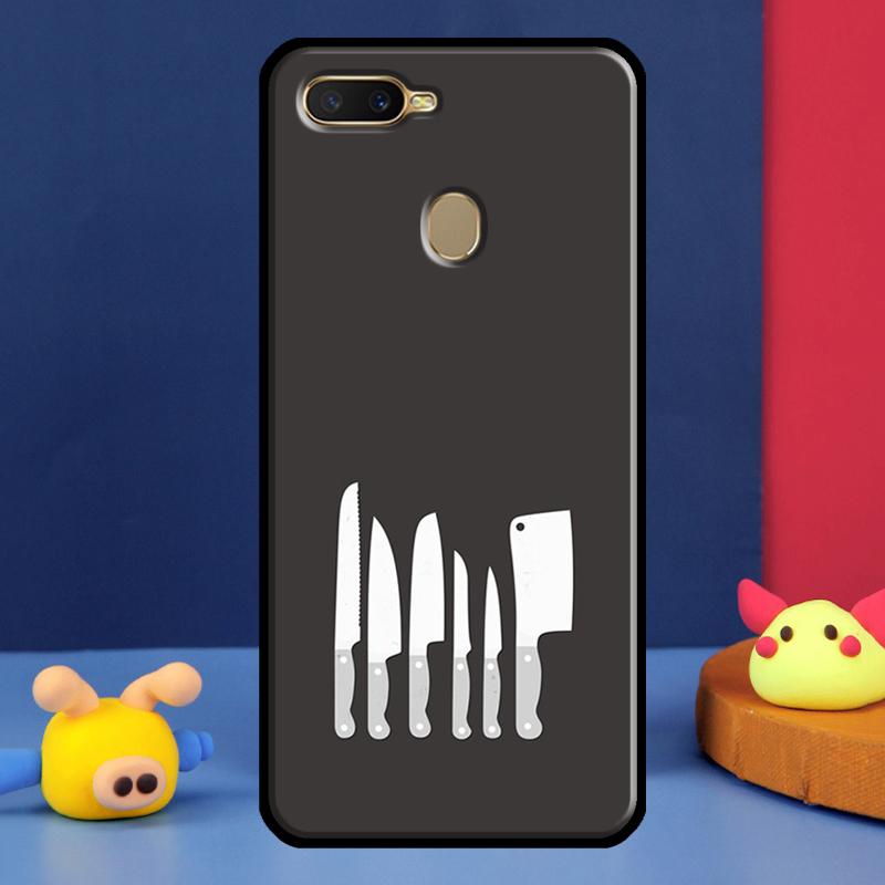 Baking Cook Chef Case For Oppo A98 A78 A58 A15 A16 A17 A5 A9 A91 A52 A72 A76 A96 A74 A94 A54 S A57 A77 Cover